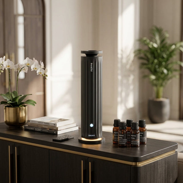 FEPPO Waterless Oil Diffuser + Hotel Scent Oils
