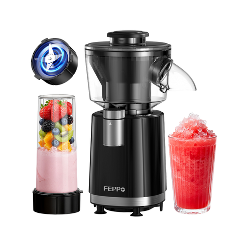 FEPPO 2-in-1 Snow Cone Machine and Smoothie Blender