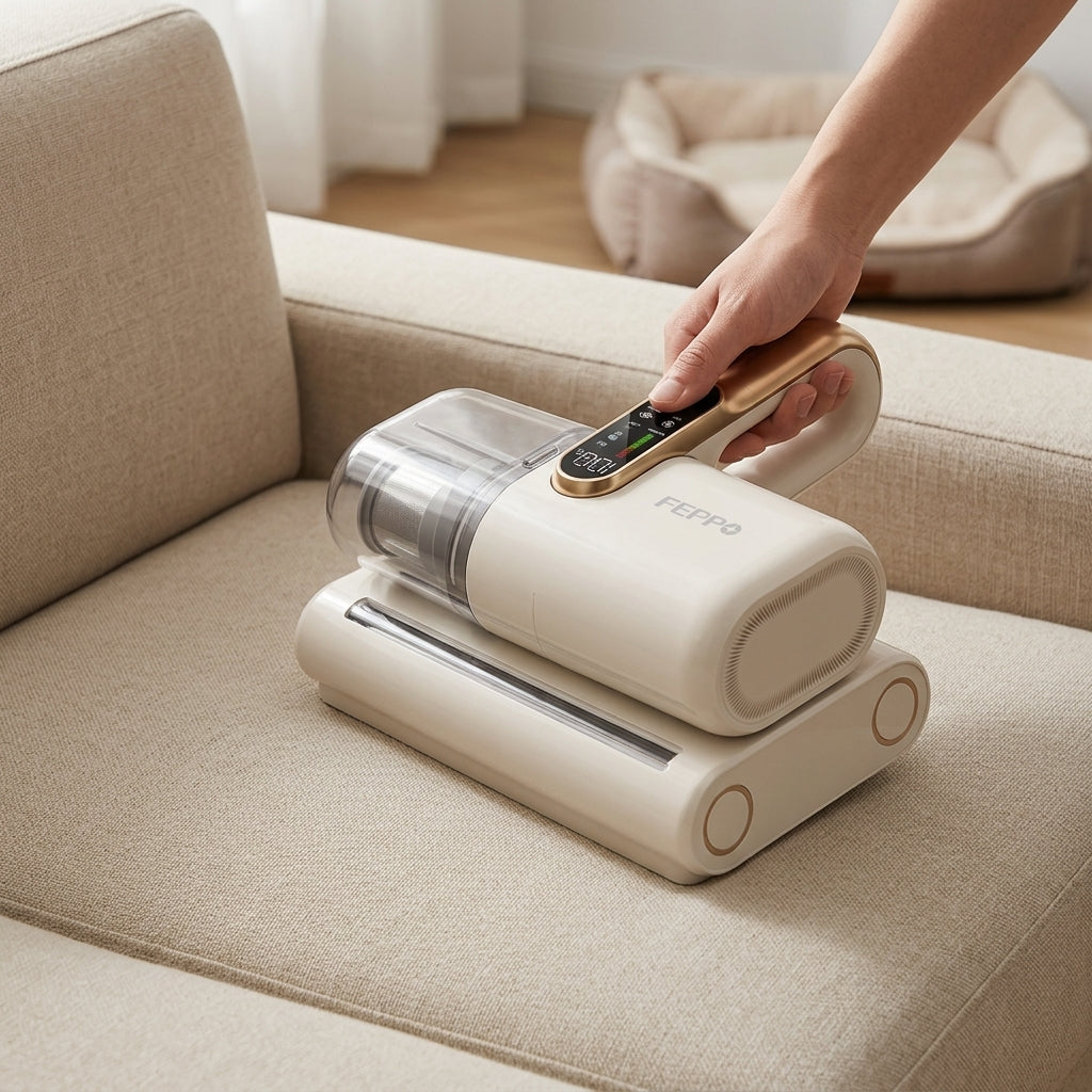 Cordless UV Mattress Vacuum with Dust Sensor Display