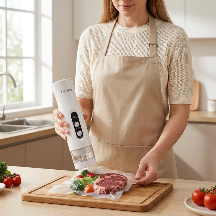 Anti-Overflow Vacuum Sealer with Visible Water Tank