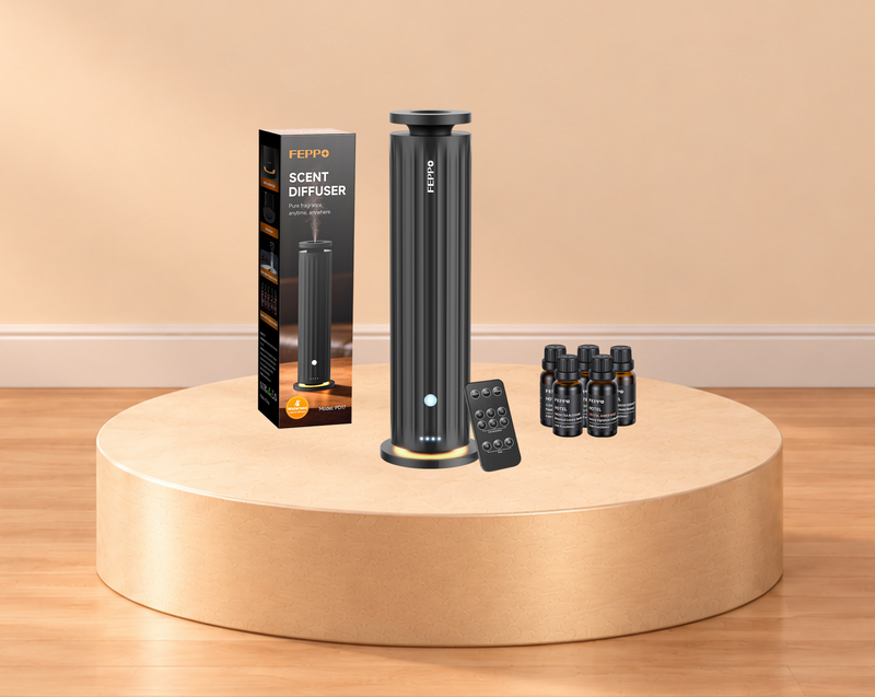 FEPPO Waterless Oil Diffuser with Hotel Scent Oils