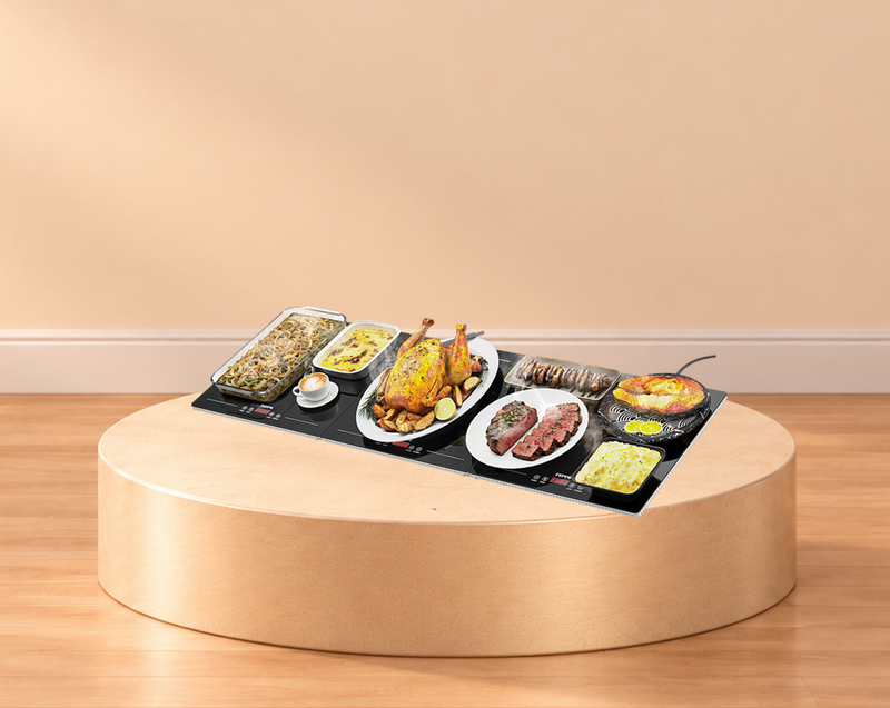 Feppo Large-Panel Glass Warming Tray