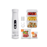 Compact Vacuum Sealer with Containers and Reusable Bags
