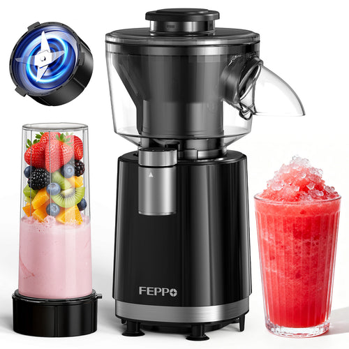 FEPPO 2-in-1 Snow Cone Machine and Smoothie Blender