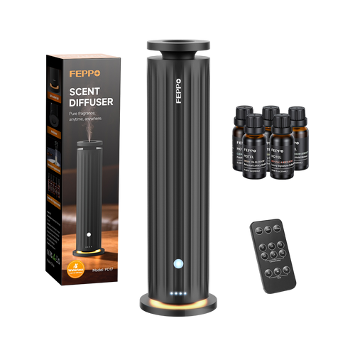 FEPPO Waterless Oil Diffuser with Hotel Scent Oils
