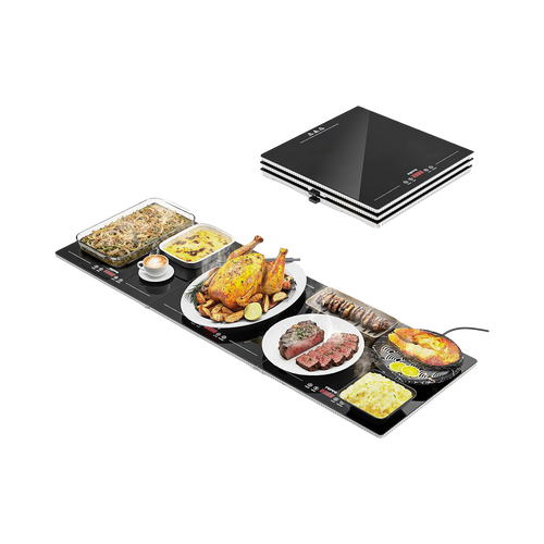 FEPPO 3-in-1 Modular Warming Tray 47"x15" for Buffets