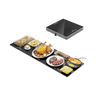 Large-Panel Modular Glass Food Warming Tray with Independent Temperature Control