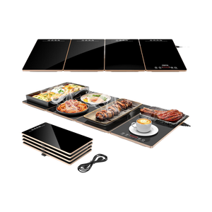FEPPO 4-in-1 Modular Warming Tray with 10 Temperature Settings