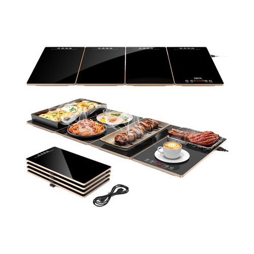FEPPO 4-in-1 Modular Warming Tray with 10 Temperature Settings