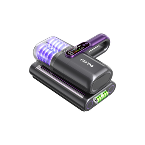 FEPPO Cordless UV Mattress Vacuum with Dust Sensor Display