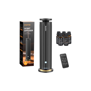 FEPPO Waterless Oil Diffuser with Hotel Scent Oils