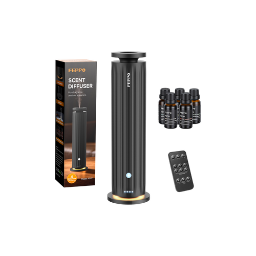 FEPPO Waterless Oil Diffuser with Hotel Scent Oils