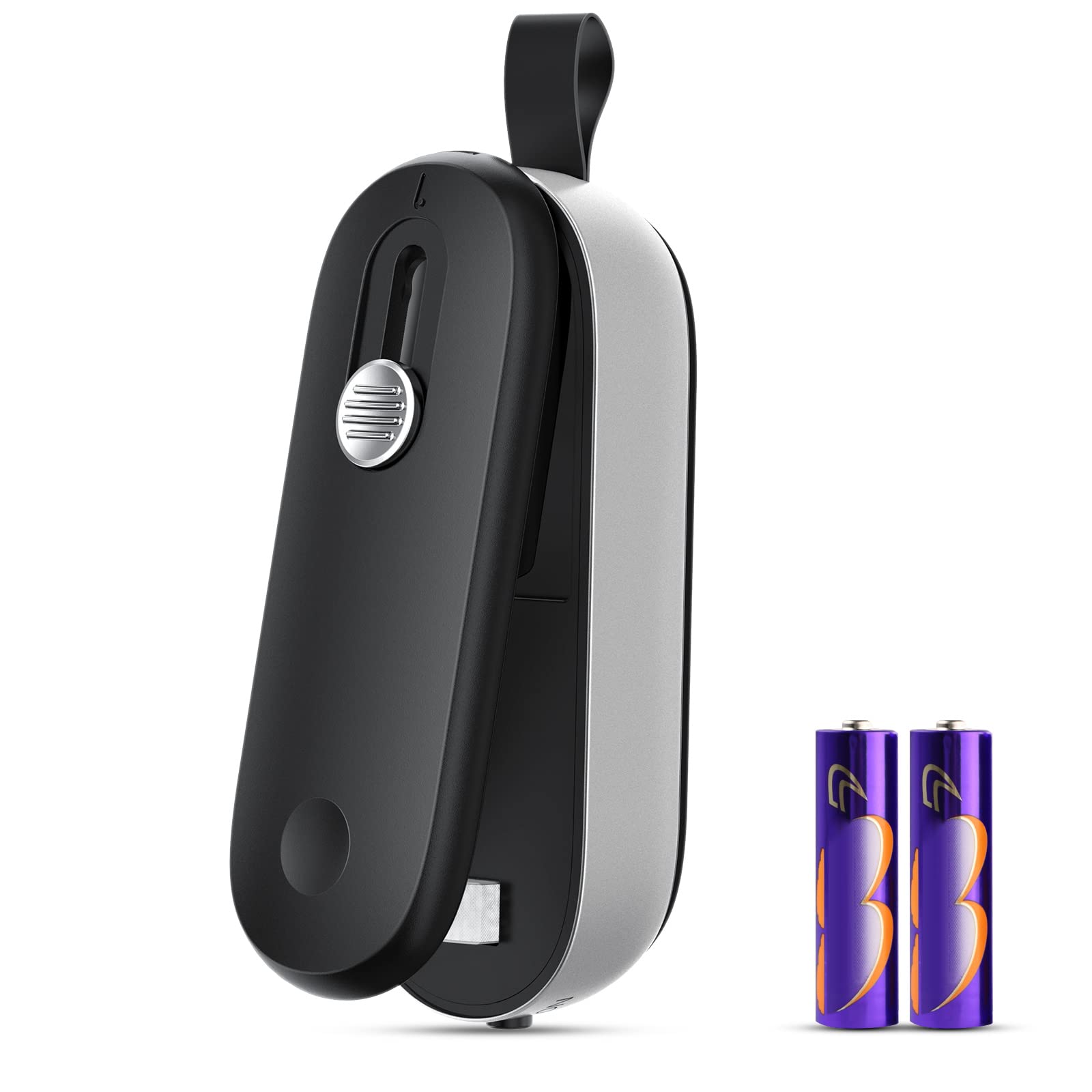 FEPPO 2-in-1 Mini Bag Sealer with Cutter – Portable Heat Resealer for Chips, Plastic & Snack Bags, Batteries Included