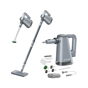 FEPPO 2-in-1 Steam Mop with Detachable Handheld Cleaner