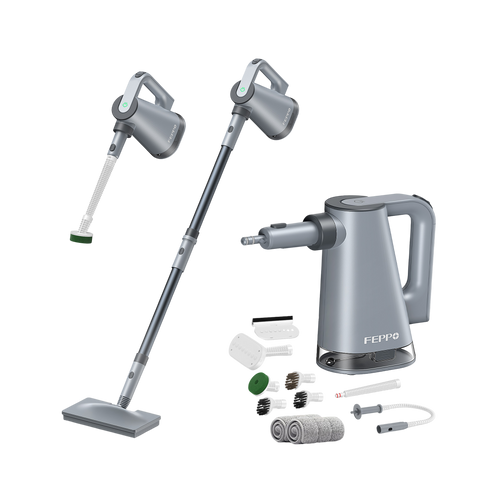 FEPPO 2-in-1 Steam Mop with Detachable Handheld Cleaner